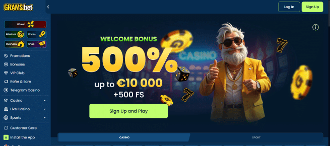 Grams casino betrouwbaar